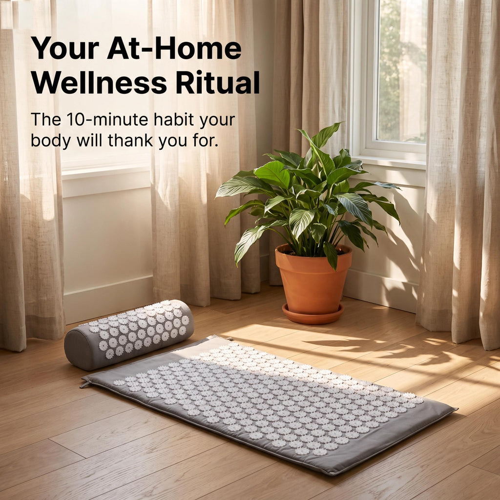 Acupressure Mat & Pillow Set — Relieve Tension & Improve Sleep