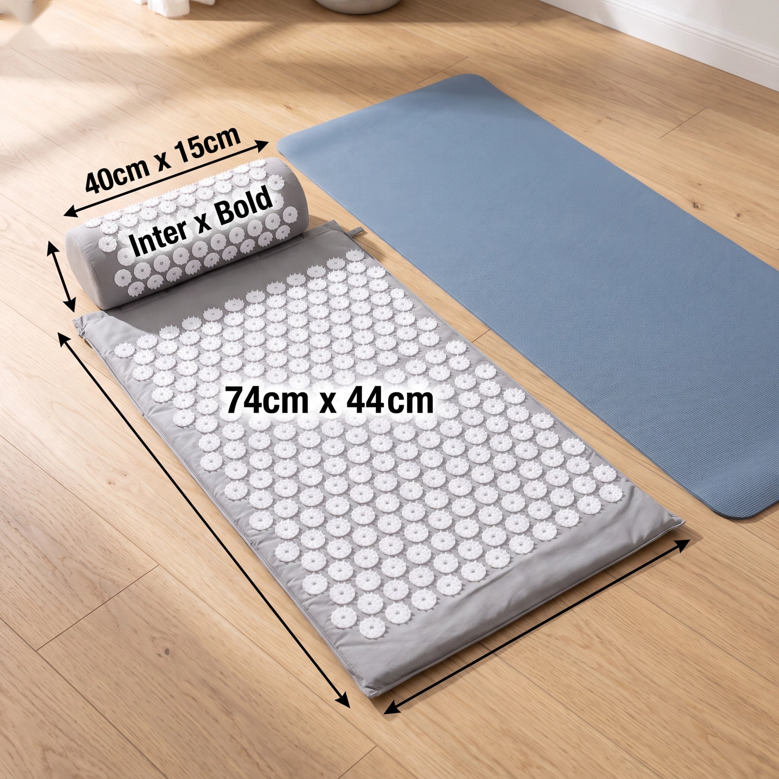 Acupressure Mat & Pillow Set — Relieve Tension & Improve Sleep